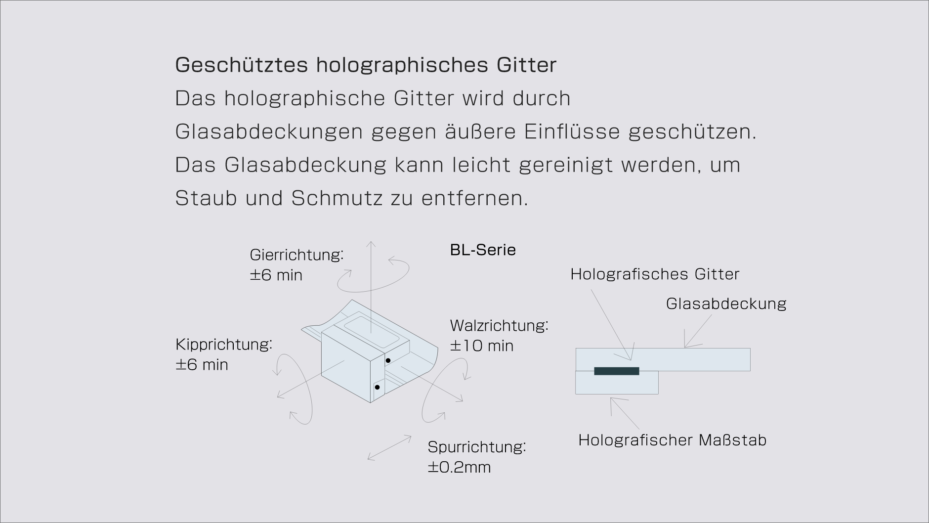 Geschütztes holographisches Gitter